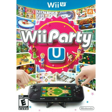 Wii Party U with Black Wii Remote Plus and Stand (Wii U)