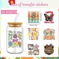 thumbnail image 2 of UV DTF Cup Wrap - 30 Pcs Mama UV DTF Stickers for 16 OZ, Mother's Day Flower Waterproof UVDTF Transfer Decals for Cups Glasses Mug DIY Crafts, 2 of 12