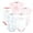 Toile Floral, variant on Infant Girl Cotton Bodysuits, Toile Floral, 6-9 Months