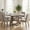 Natural Wood, variant on Round Extendable Dining Table 4-8 Person, 43.3" to 59" Expandable Kitchen Table with Storage Shelf, Silent Rails, Scratch & Water Resistant