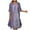 Purple, variant on Ichuanyi Woman Dress, Summer Fashion Women Casual Floral Printing O-Neck Sleeveless Dress Solid Coat Two-Piece Set