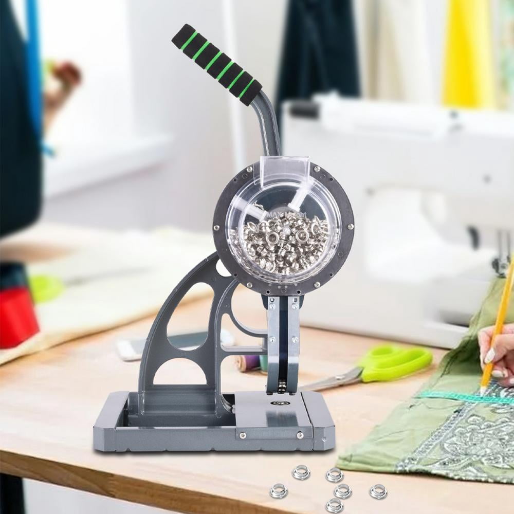 WZTO Grommet Machine Industrial Eyelet Grommet Machine Heavy Duty Auto Refill Hand Press Punch Tool Industrial Eyelet Grommet Machine with 2000 Grommets Eyelets for Curtains attractive