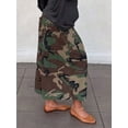 thumbnail image 5 of Women's Camo Wide-Leg Jeans High Waisted Baggy Denim Pants Y2K Streetwear Cargo Trousers With Pockets, 5 of 6