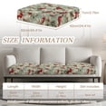 thumbnail image 6 of TSOVTHRID Cardinal Floral Vintage Print Sofa Cushion Cover, Anti Slip Couch Cover Cushion Slipcover with Elastic Bottom for Chair Loveseat Sofa Seat Slipcover Protector, 6 of 7