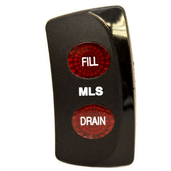 Carling Boat Rocker Switch Cover 3952051 | MLS Black Actuator