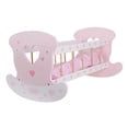 thumbnail image 2 of Cuna Mecedora de , Juguete de Muñeca Puede Dormir , Rosa 50x35x29cm, 2 of 9