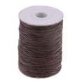 thumbnail image 2 of 170 Metros 1mm Hilo  para Costura de Cuero / Bolso / Artesanía / café Hugo Cordón de algodón encerado, 2 of 7