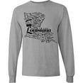 thumbnail image 3 of Inktastic Louisiana Word Salad Long Sleeve T-Shirt, 3 of 5