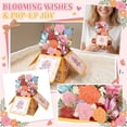 thumbnail image 5 of 3D Pop Up Flower Bouquet Greeting Card, Handmade 3D Bouquet Greeting Cards, Elegant Paper Craft Thank You Card for Mother's Day, Birthday, Teacher's Day, 5 of 8