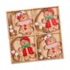 thumbnail image 5 of 12 adornos colgantes navideños de madera. estilo B, 5 of 9