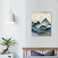 thumbnail image 4 of PIKWEEK Mountain Forest Wall Art Decor Watercolor Landscape Canvas Pictures Natural Abstract Wall Art Painting Tree Forest Poster Prints Modern Artwork for Living Room Bedroom, 4 of 5