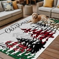 thumbnail image 2 of Fsddascl Grey Christmas Tree Outdoor Rug for Patio/Deck/Porch, Non-Slip Large Area Rug 4 x 6 Ft, Winter Xmas Tree Snowflake Indoor Outdoor Rugs Washable Area Rugs, Reversible Camping Rug Carpet, 2 of 5