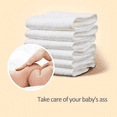 thumbnail image 4 of Muslin Baby Burp Cloths 10 Pack, Premium Cotton Burping Rags for Newborn 18'' x 7'' Large Cloth Diapers Ultra Soft and Absorbent Unisex Spit up Rags for Boys and Girls(Blue), 4 of 8