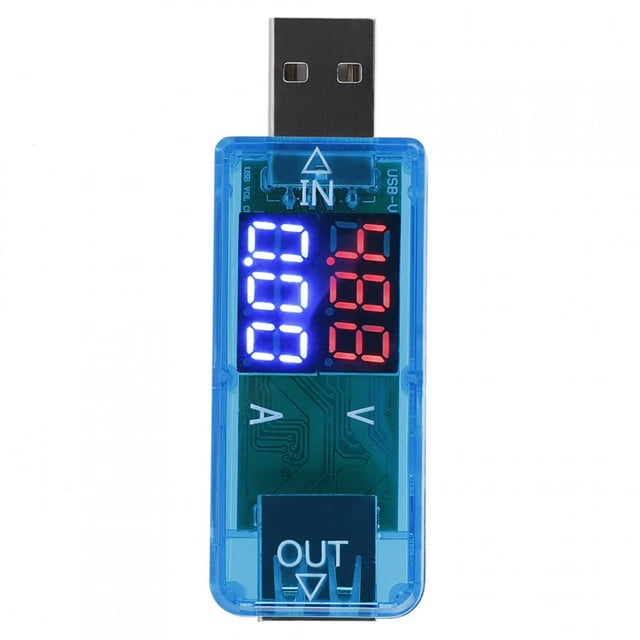 USB Voltmeter Ammeter Multimeter , Real time Detection of Voltage, for Phone Power Bank Pad, Exquisite SMAT Technology