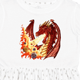 thumbnail image 4 of Inktastic Dragon Breathing Fire with Role Playing Dice Girls Toddler Dress, 4 of 5