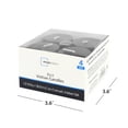 thumbnail image 5 of Mainstays Votive Candles, Unscented, Black, 4 Pack, 5 of 12