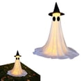 thumbnail image 2 of Halloween Glowing Ghost Yard Stake - 47.2" Lighted Outdoor Decor for Porch Lawn Indoor Party Halloween Decorations A, 2 of 8