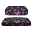 thumbnail image 2 of Pzuqiu Purple Butterfly Design Golf Cart Seat Covers Breathable, Lightweight Golfcart Accessories Fit for EZGO Club Car, 2 of 10