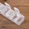 thumbnail image 1 of ICQOVD Clearance 7 Day Mini Weekly Box Organizer Container Cases New, 1 of 8