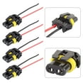 thumbnail image 1 of 4Pcs Universal 9005 9006 9145 Headlight Fog Lights Connector Wiring Harness Socket, 1 of 7