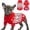 Christmas Red, variant on PayUSD Small Dog Pullover Sweater, Cold Weather Cable Knitwear, Classic Turtleneck Thick Warm Clothes for Chihuahua, Bulldog, Dachshund, Pug, Yorkie