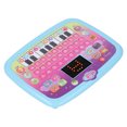 thumbnail image 4 of Kids Learning Tablet, Kids Talking Tablet ABS Battery Powered Interactive Question Early Education Piano Keyboard  For Travel Blue, 4 of 8