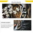 thumbnail image 2 of FREEAMG Dark Tiger Face Puzzle 1000 Pieces - Wooden Jigsaw Puzzles for Family Games - Suitable for Teenagers and Adults, 29.5"x19.7", 2 of 7