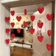thumbnail image 4 of Cortina de puerta Hogar Alta Belleza Princesa Corazón Cortina de puerta Decoración Rosa Barra de cortina colgante Cortina de partición perforada, 4 of 4