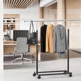 thumbnail image 4 of Simple Houseware Standard Rod Garment Rack, Black, 4 of 7