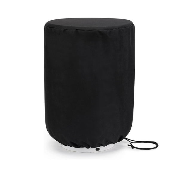 TABLZONE Propane Tank Cover Outdoor Heater Cover Black UV Protection 1Pcs 14.93X12.18X12.18in