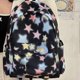 thumbnail image 2 of Water Resistant Schoolbag for Girls Large Capacity Shoulder Bag with Sweet Star Pattern for School Bags Travel Back Pack, 2 of 3