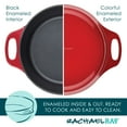 thumbnail image 5 of Rachael Ray Enameled Cast Iron Dutch Oven Casserole Induction Pot with Lid, 5 Quart, Red, 5 of 8