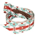 thumbnail image 2 of Mustang Fashion Print Nylon Tie Strap 6` Turquoise/Snake, 2 of 4