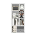 thumbnail image 5 of Furinno Daly 7-Cube Irregular Cubes Bookcase, Bookshelf, Storage Organizer, White, 5 of 6