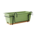 thumbnail image 1 of Fengbin Balcony Planter with Storage Compartment, Rectangular, Decorative Flower Pot for Green, 1 of 10
