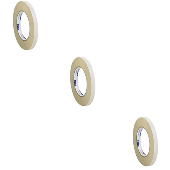 Tape Logic Double Sided Masking Tape 1/2" X 36 Yard Roll (3 Pack)