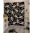 thumbnail image 4 of Halloween Shower Curtain Set ，Waterproof Fabric Shower Curtains Skeleton Shower Curtains for Bathroom,Bathroom Decor 60"x72", 4 of 6