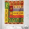 thumbnail image 1 of African Tapestry, Abstract West Folk Art Forms Unique Lines Print, Fabric Wall Hanging Decor for Bedroom Living Room Dorm, 5 Sizes, Multicolor, by Ambesonne, 1 of 1