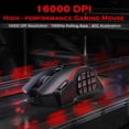 thumbnail image 2 of Ratón para juegos Redragon M901K UP 16.000 DPI con 16 botones macro, 2 of 8
