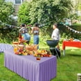 thumbnail image 5 of Large Plastic Rectangle Table Cover Cloth Wipe Clean Party Tablecloth Covers, 5 of 6