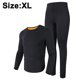 thumbnail image 2 of Conjunto de ropa interior térmica para hombre y mujer, cuello redondo suave y terciopelo, ropa interior térmica de otoño, capa base cálida de invierno (parte superior e inferior)., 2 of 8