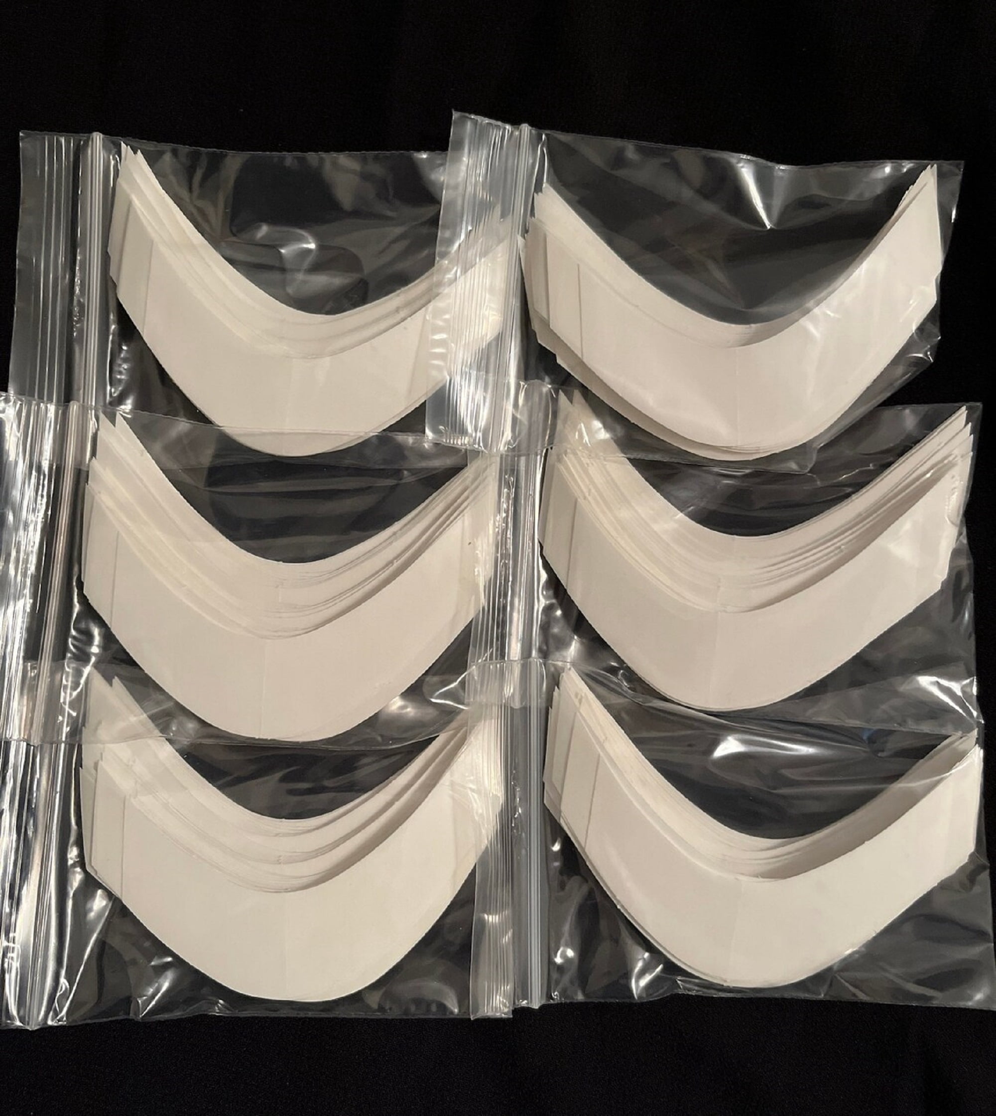 3M 1522 Hairpiece Tape 216 Pc AA Contour-Clear Double- Sided Daily Wear Tape ,Poly Wig Toupee - 6 Packs.