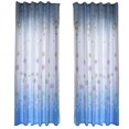 thumbnail image 1 of Cortina opaca de poliéster para ventana, cortina opaca para dormitorio, decoración para sala de estar (azul), 1 of 8
