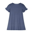 thumbnail image 4 of RXIRUCGD 2025 Vêtements d'Été pour Enfants 3-12 Ans Mode Imprimée Pyjama Rêveur Mi-Mollet Chemise de Nuit, 4 of 5