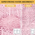thumbnail image 5 of HAKUNA Upgrade Extra Large Pink Bathroom Rug Set 3 Pieces Ultra Soft, Thick Absorbent Bath Mats, Non Slip Chenille Toilet Mat for Bathroom, Bedroom, Kitchen, 5 of 8