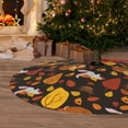 thumbnail image 6 of Yiaed Autumn Forest Small Animals Lazy Print Christmas Tree Skirt , Tree SkirtsTree Mat for Christmas Winter Holiday Indoor Decorations-36", 6 of 7