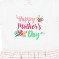 thumbnail image 4 of Inktastic Happy Mothers Day with Flowers Girls Toddler Dress, 4 of 5
