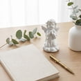 thumbnail image 5 of Angels Resin Statue Figurine,Adorable Angel Sculpture Memorial Statue for Coffee Table, Book Shelf Decor Accents, 5 of 6