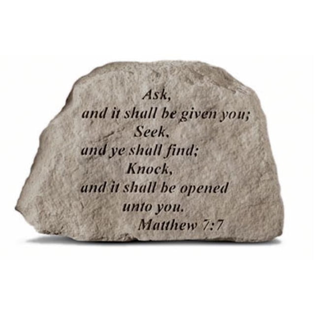 Kay Berry- Inc. Ask And It Shall Be Given You - Memorial - 6.5 Inches x 4.5 Inches x 1.5 Inches