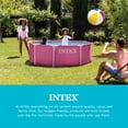 thumbnail image 6 of INTEX 10 Foot Round Easy Set Outdoor Backyard Swimming Pool Cover, Pink, 6 of 6